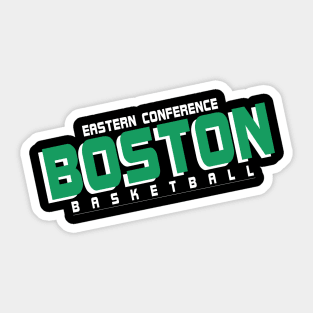 Boston basketball Sticker